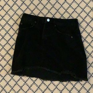 American Eagle Black Denim Skirt